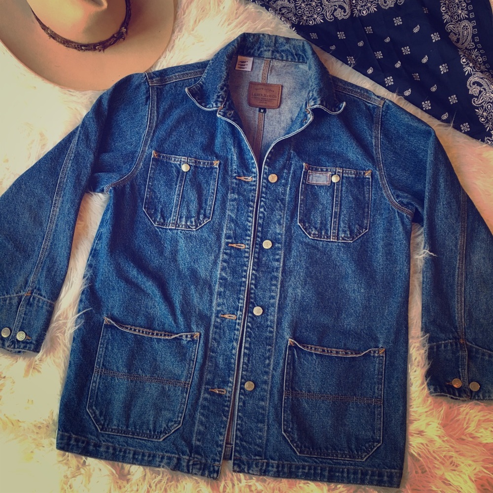 Vintage Ralph Lauren denim chore jacket